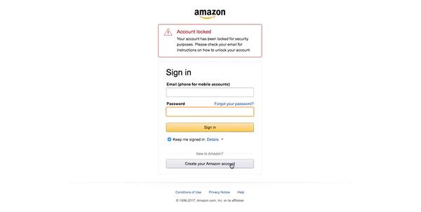 What to do if my Amazon account is blocked?