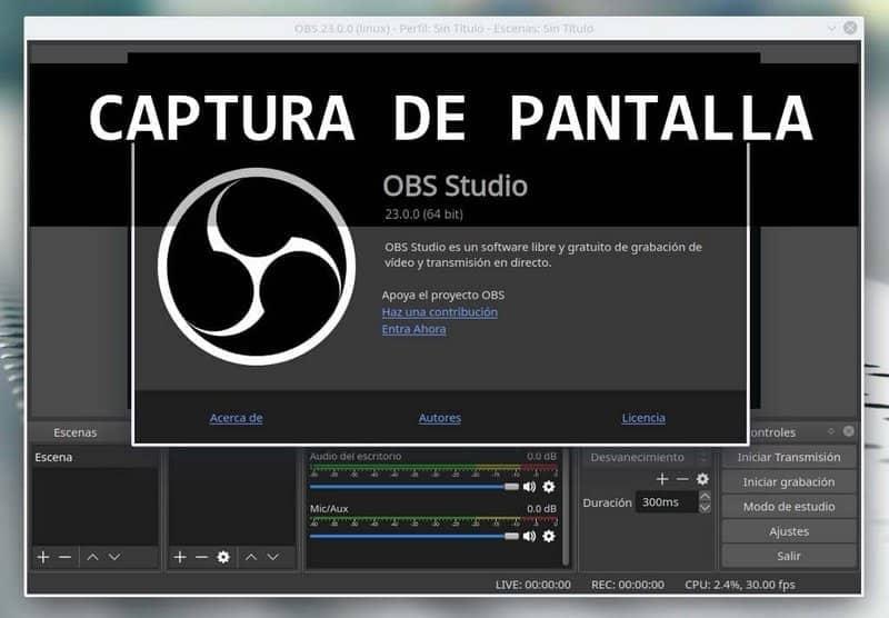 Cómo grabar la pantalla de Windows 10 con OBS Studio 