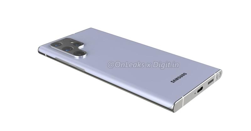 Samsung Galaxy S22 Ultra primește primele randări realiste prin intermediul lui OnLeaks; Fanii seriei Note primesc S-Pen încorporat!