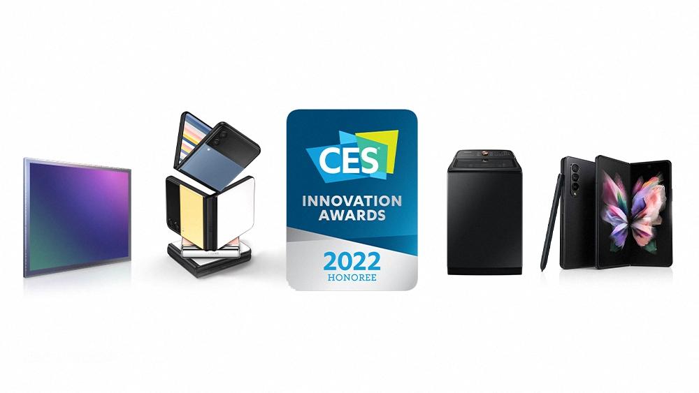 Consumer Technology Association reconoce a Samsung con 43 premios de innovación CES 2022 por diseño & ingeniería distintivos