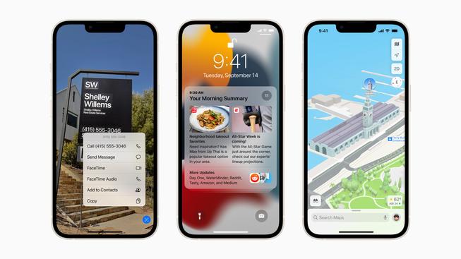 Apple a lansat iOS 15. Comportamentul telefonului poate fi schimbat în funcţie de activitatea desfăşurată