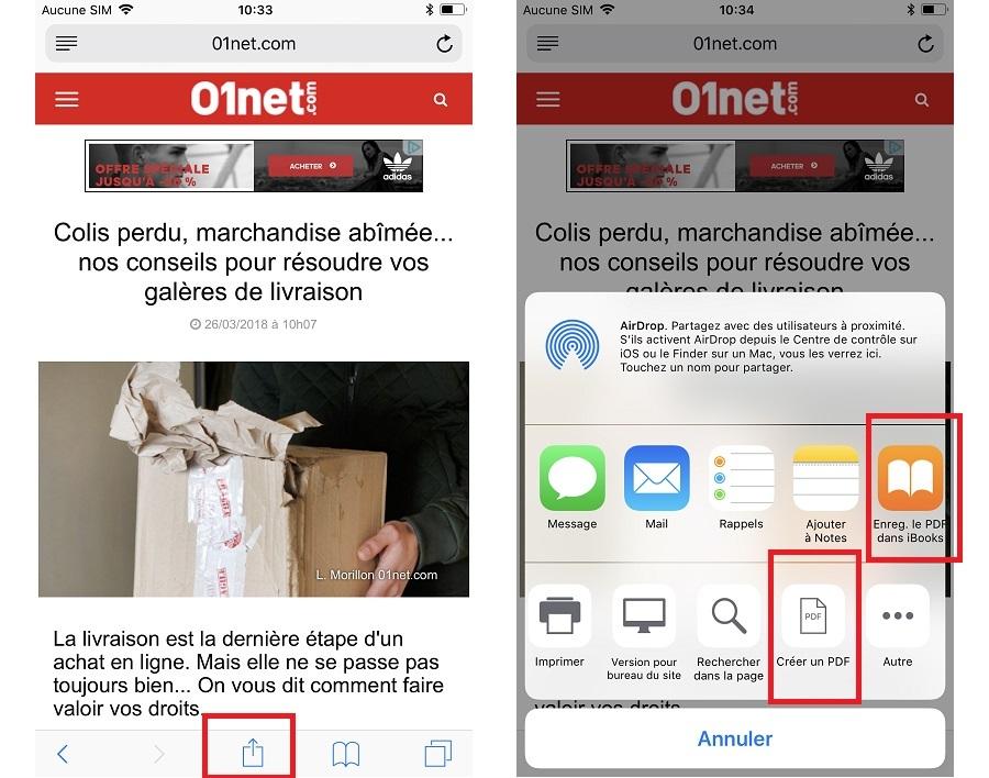 How to save a website page as a PDF on your iPhone
