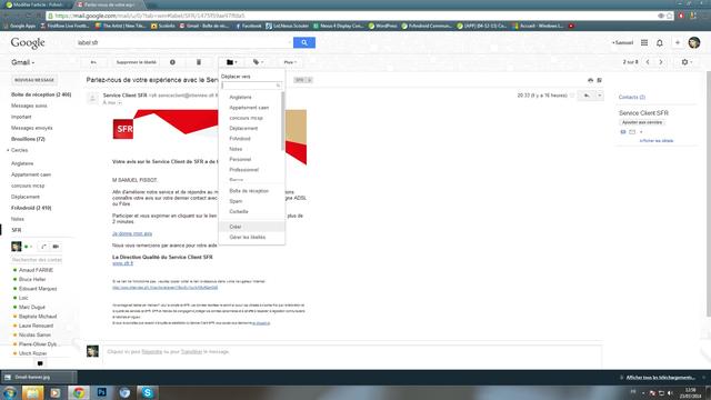 Comment créer des dossiers dans Gmail ? 