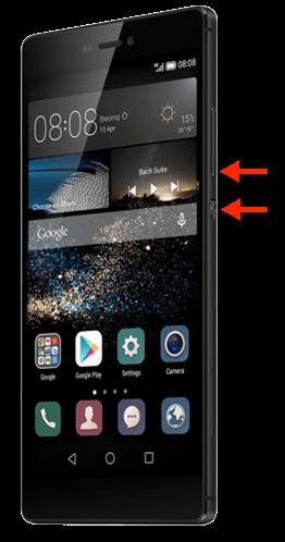 Come fare screenshot su Huawei P8 Lite