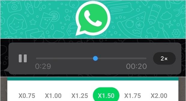 WhatsApp, i messaggi vocali si possono velocizzare 