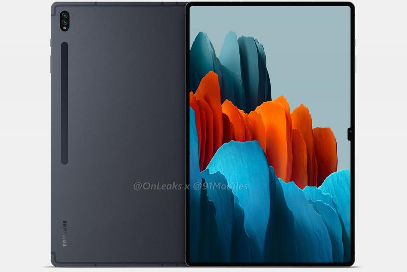 Samsung Galaxy Tab S8 Ultra apare în primele randări realiste! Are display masiv, de 14.6 inch în diagonală și notch 