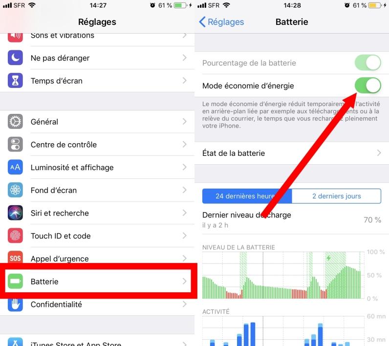 Comment économiser la batterie de votre iPhone ? 