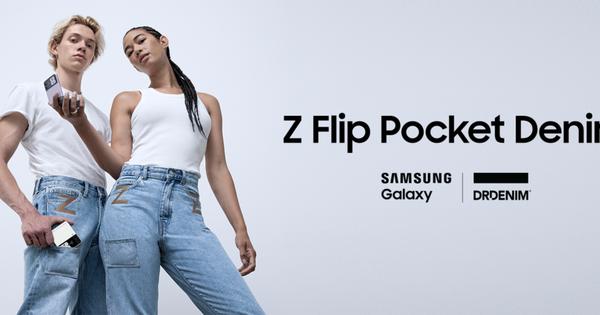 Samsung released jeans specifically for its flexible smartphones