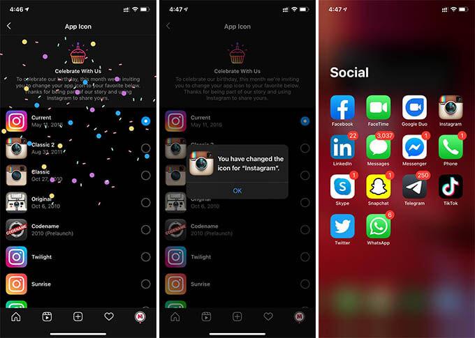 Comment modifier l’icône de l’application Instagram sur iPhone et Android ? 