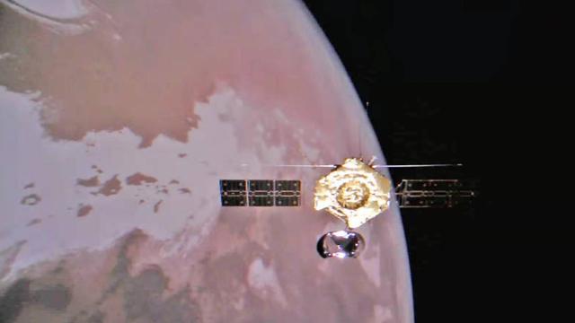La sonde chinoise Tianwen-1 montre des photos de Mars en haute résolution 