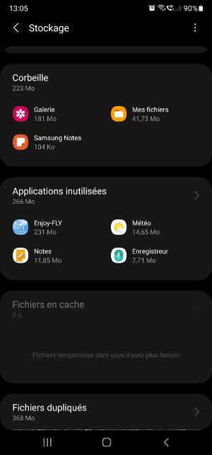 Samsung One UI et stockage : faire le ménage dans la mémoire 