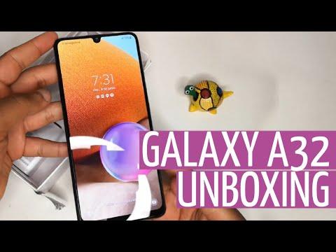 Revisa todo lo que trae el Samsung Galaxy A32 en este unboxing
