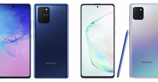 Samsung anunță oficial noile telefoane: Galaxy S10 Lite și Note10 Lite