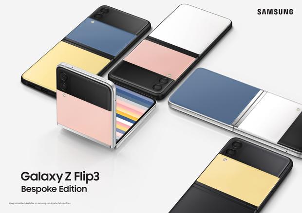 Samsung allows you to design your own smartphone with the Galaxy Z flip 3 Bespoke Edition