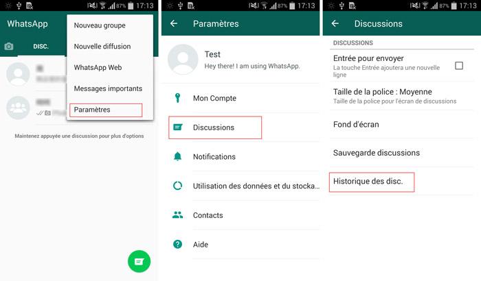 Transférer les conversations WhatsApp Android vers iPhone 