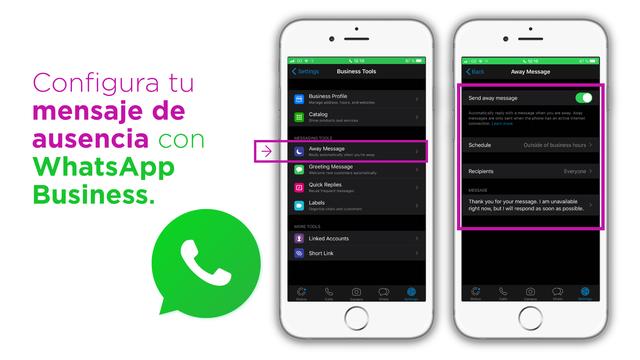 WhatsApp: Así puede crear mensajes de respuesta automática en su celular, revise cómo usar los mensajes de ausencia