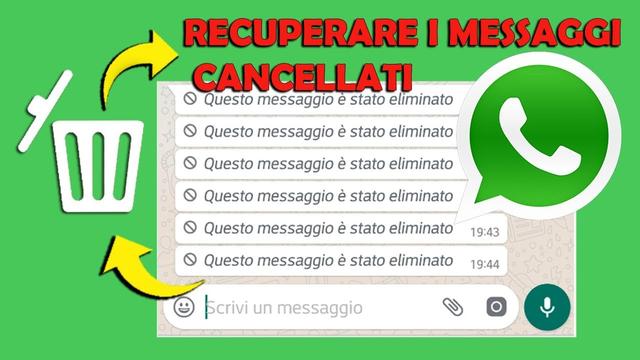 Il trucco per recuperare i vecchi messaggi WhatsApp cancellati