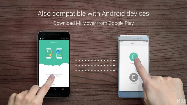 Mi Mover, the app to transfer data to a new Xiaomi smartphone