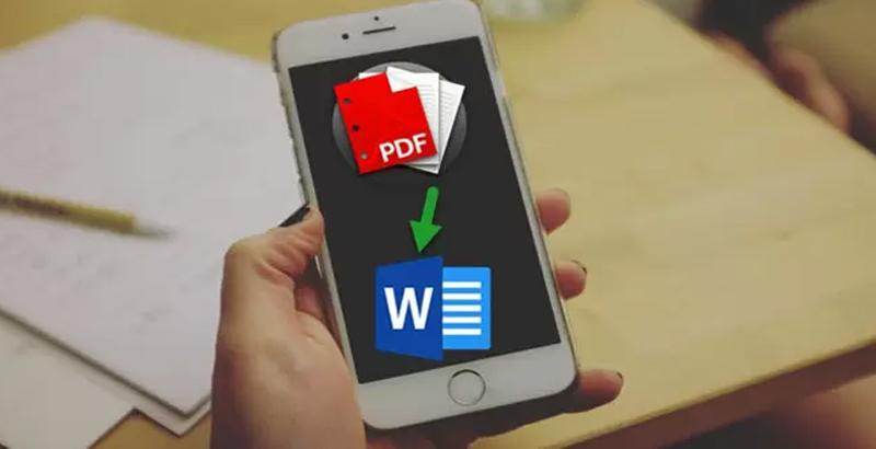 How to turn a PDF to Word without installing any unknown app on your cell phone?
