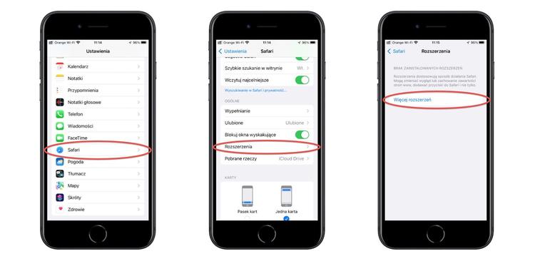 iOS 15 – Jak zainstalować rozszerzenia Safari na iPhonie