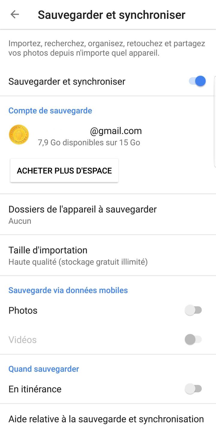 Comment sauvegarder automatiquement ses photos sur Android ? 
