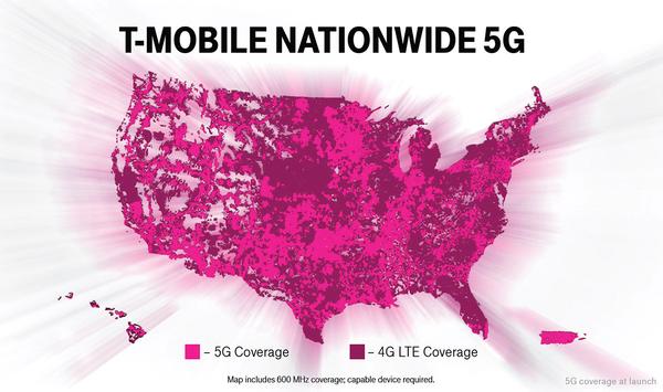 A 5G network has been launched in the United States