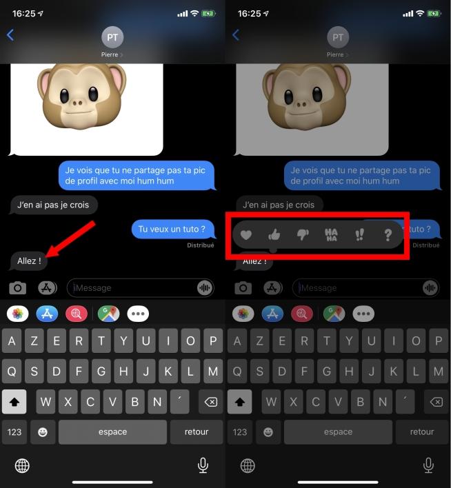 iPhone : des codes secrets permettent d’ajouter des effets sympas dans iMessage 