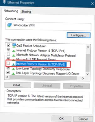 La VPN no funciona si conecto Windows con datos móviles 