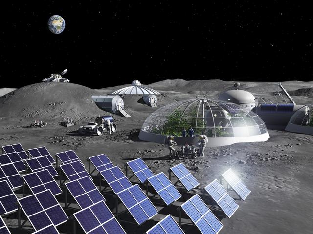 Future bases on the moon could be made by 3D printing