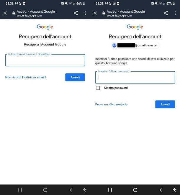 Come recuperare un account Gmail 