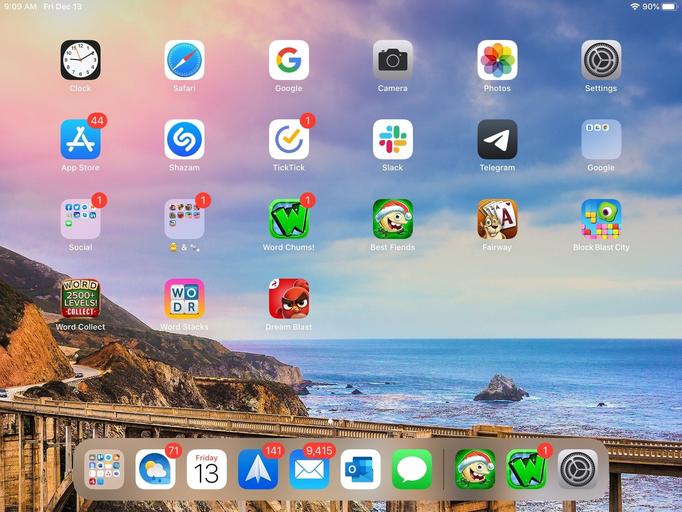 All options to customize your iPad dock