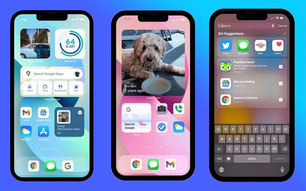 Phonandroid iPhone 13: Google offers to transform the iOS 15 home screen like Android