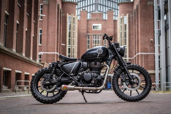  Brutal!  Ironwood Motorcycle has customized a Royal Enfield Meteor 350 that it will present at the EICMA in Milan