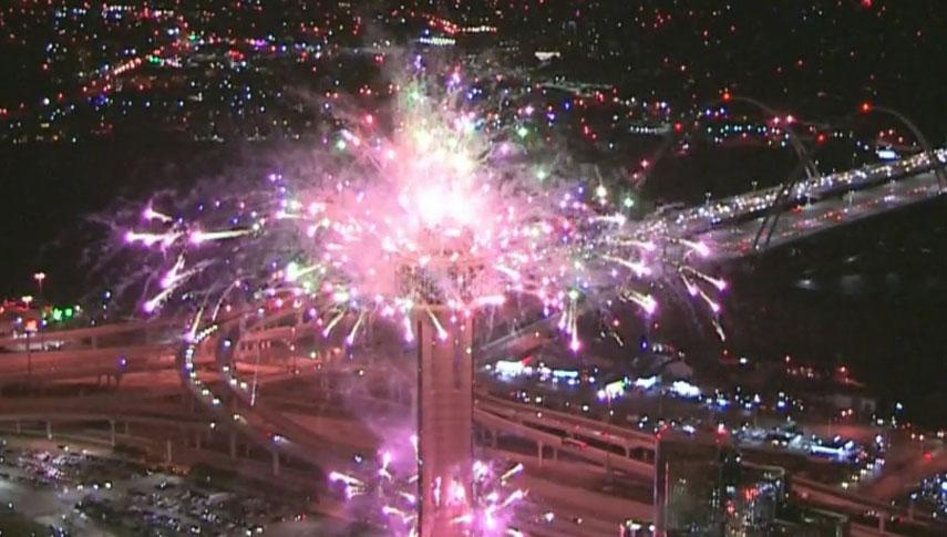 Reunion Tower Adds 225 Light-Up Drones to Dallas New Year's Eve Show