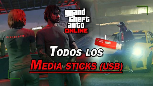 GTA Online: TODOS los Media sticks (USB multimedia) y cómo conseguirlos