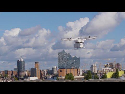 It flies: Volocopter drone takes off in public for the first time