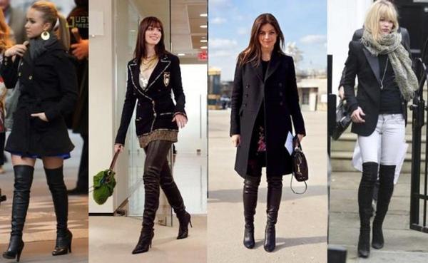 Botas largas, looks en negro y otros outfits cómodos para lucir elegante en invierno