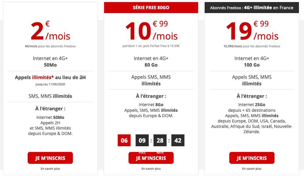 Free Mobile propose un nouveau forfait en promotion à 10.99€ ! 