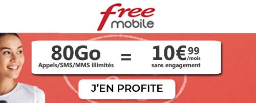 Bons plans Free mobile : un forfait mobile en promotion à 10.99€ et un forfait 5G dès 9.99€