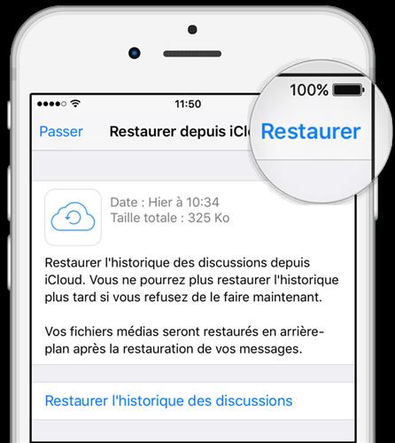 3 méthodes pour récupérer vos conversations WhatsApp sur iPhone