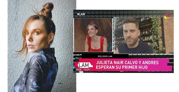 Julieta Nair Calvo dio detalles de su embarazo: "Tenía miedo de bailar el caño porque nadie sabía que estaba embarazada"