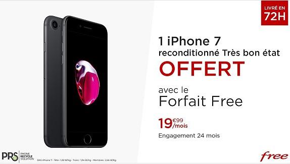 La vente privée Free mobile avec un iPhone offert est de retour ce lundi 26 avril dès 19h ! 