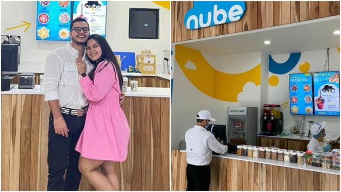 Pareja utilizó ahorros de luna de miel para abrir heladería en San Pedro Sula