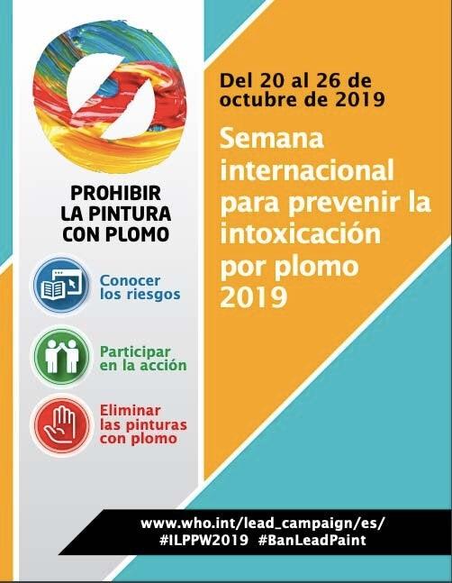 Seguridad química: intoxicación por plomo