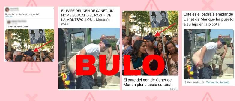 No, este no es "el padre del niño de Canet de Mar" (Barcelona) cuyos padres pidieron a la Generalitat de Cataluña un 25% de clases en lengua castellana en su escuela
