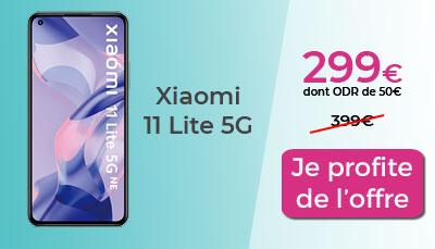 Les Smartphones Xiaomi 11T, 11 Lite 5G NE et Mi 11i à prix cassés pour les soldes d'hiver 