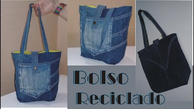  How is it done?  How is it done?  How to make a bag with jeans