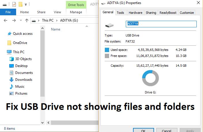 www.makeuseof.com Can’t See Your USB Drive's Files and Folders on Windows? Here's How to Fix It