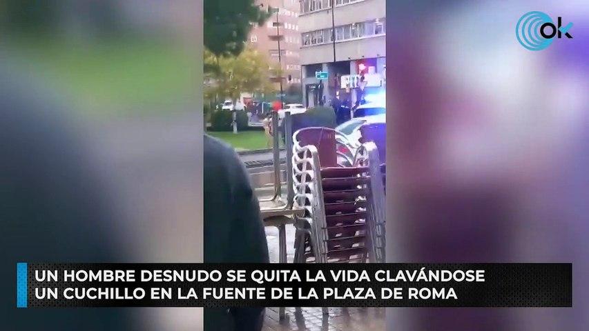 El vídeo del hombre que se desnudó en una tienda de Madrid y amenazó a las dependientas 