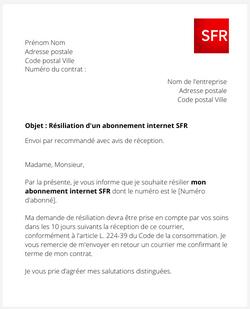 Comment résilier son abonnement Internet SFR ? 